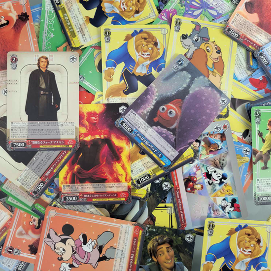 Bulk de 165 cartas de Disney 100 (JAPONES)