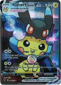 Pikachu M Charizard X (Carta custom no original)-Kantocards