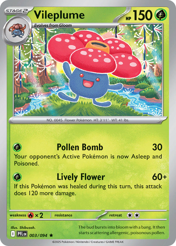 Vileplume 003/094 - Uncommon
