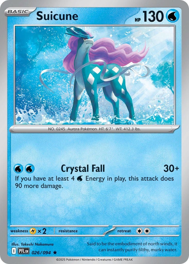 Suicune 026/094 - Rare