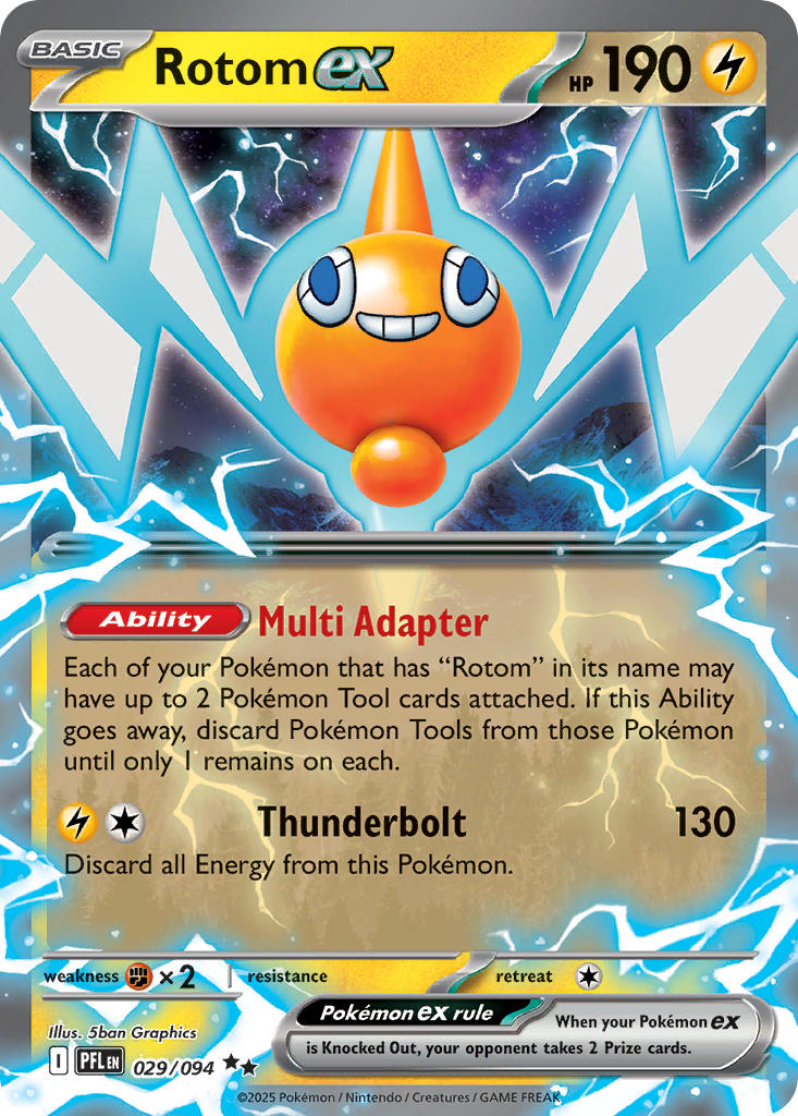 Rotom ex 029/094 - Double Rare