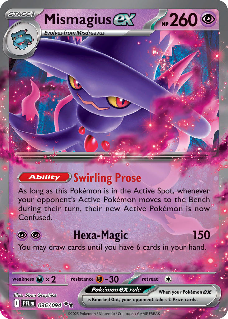 Mismagius ex 036/094 - Double Rare