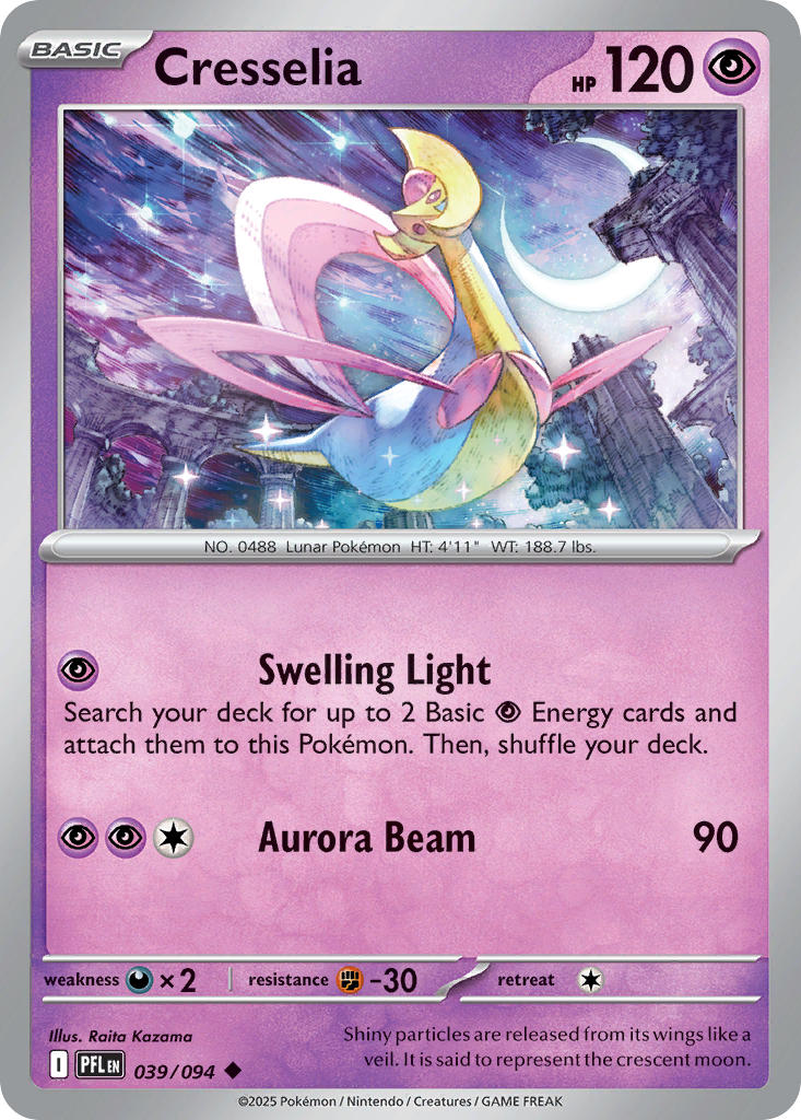 Cresselia 039/094 - Uncommon - Reverse Holo