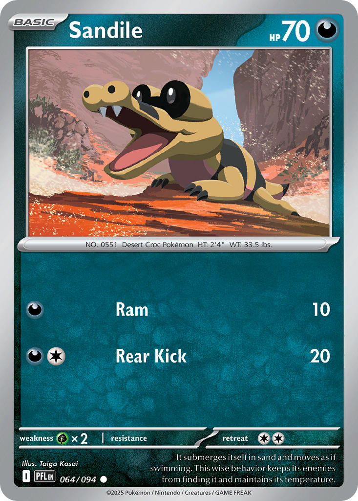 Sandile 064/094 - Common - Reverse Holo