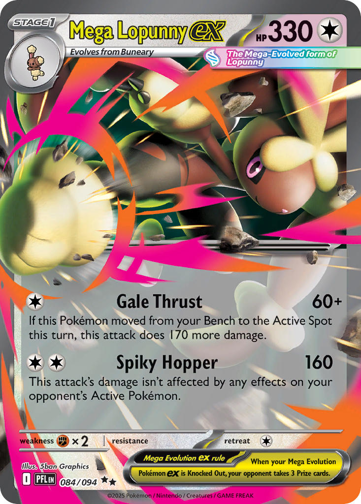 Mega Lopunny ex 084/094 - Double Rare