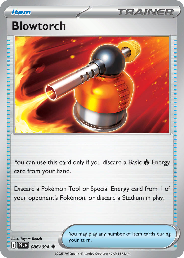 Blowtorch 086/094 - Uncommon - Reverse Holo