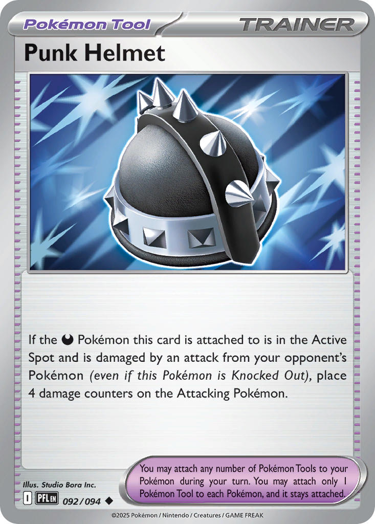 Punk Helmet 092/094 - Uncommon - Reverse Holo