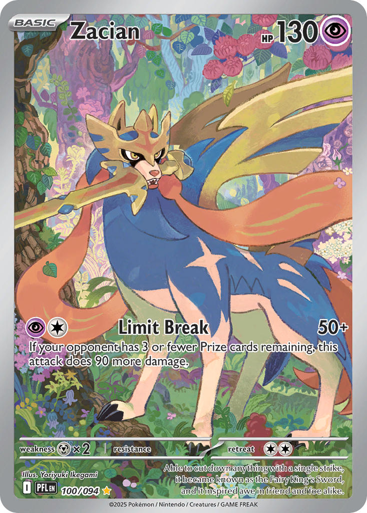 Zacian 100/094 - Illustration Rare