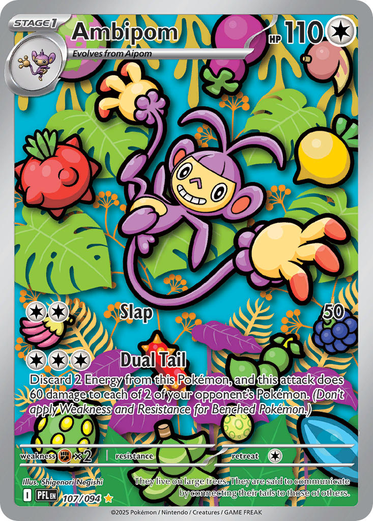 Ambipom 107/094 - Illustration Rare