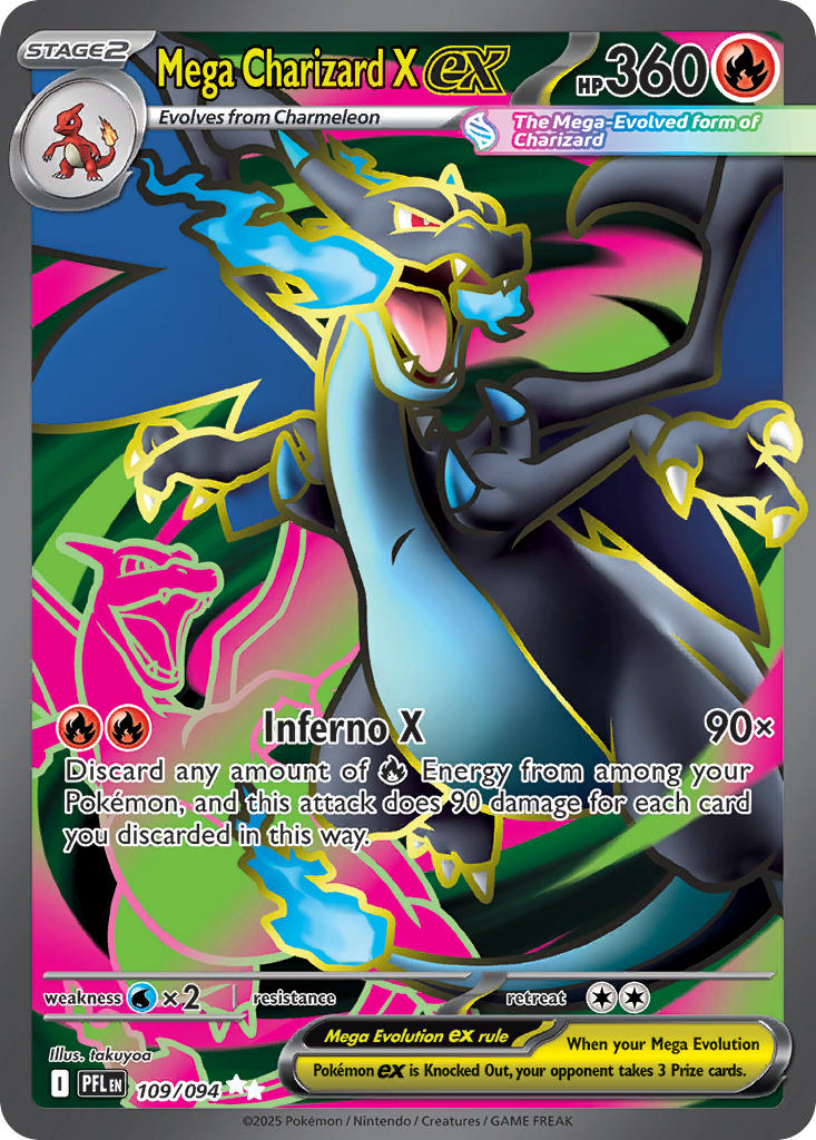 Mega Charizard X ex 109/094 - Ultra Rare