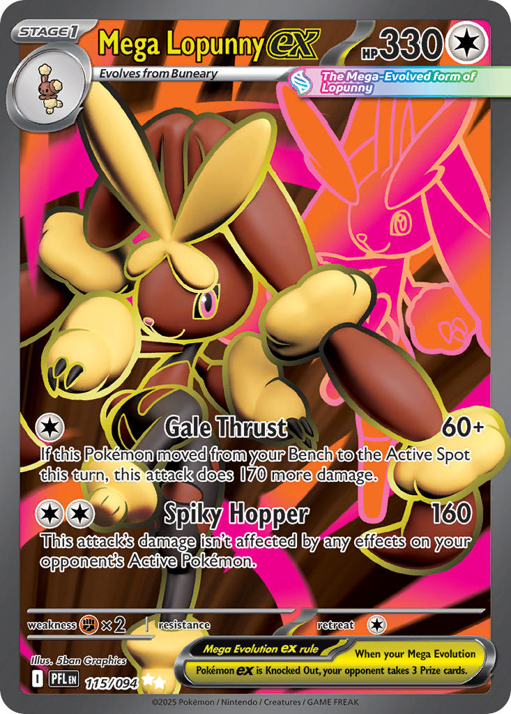 Mega Lopunny ex 115/094 - Ultra Rare