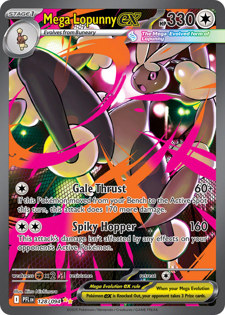 Mega Lopunny ex 128/094 - Special Illustration Rare