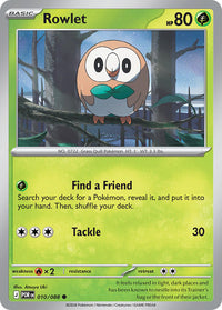 Rowlet 010/088 - Common