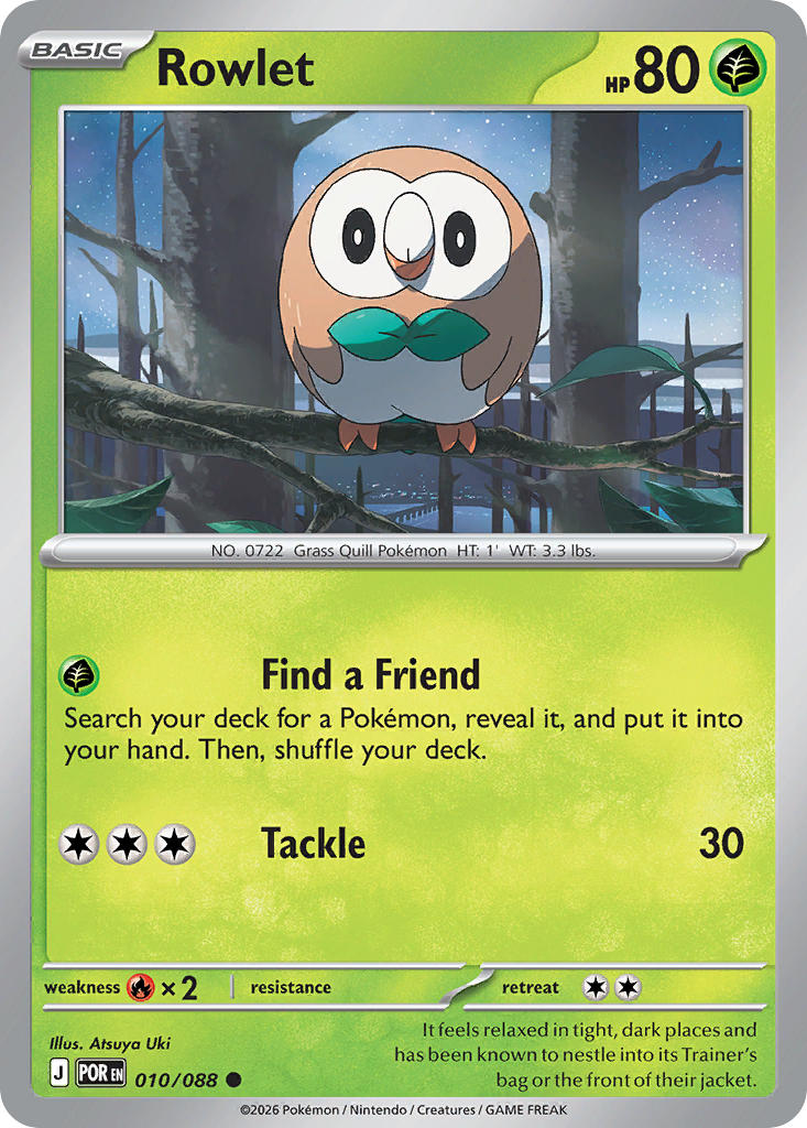 Rowlet 010/088 - Common