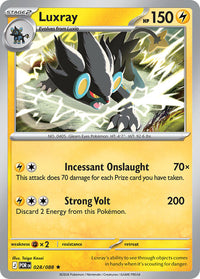 Luxray  028/088 - Rare - Holo