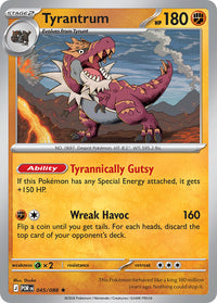 Tyrantrum  045/088 - Rare - Holo