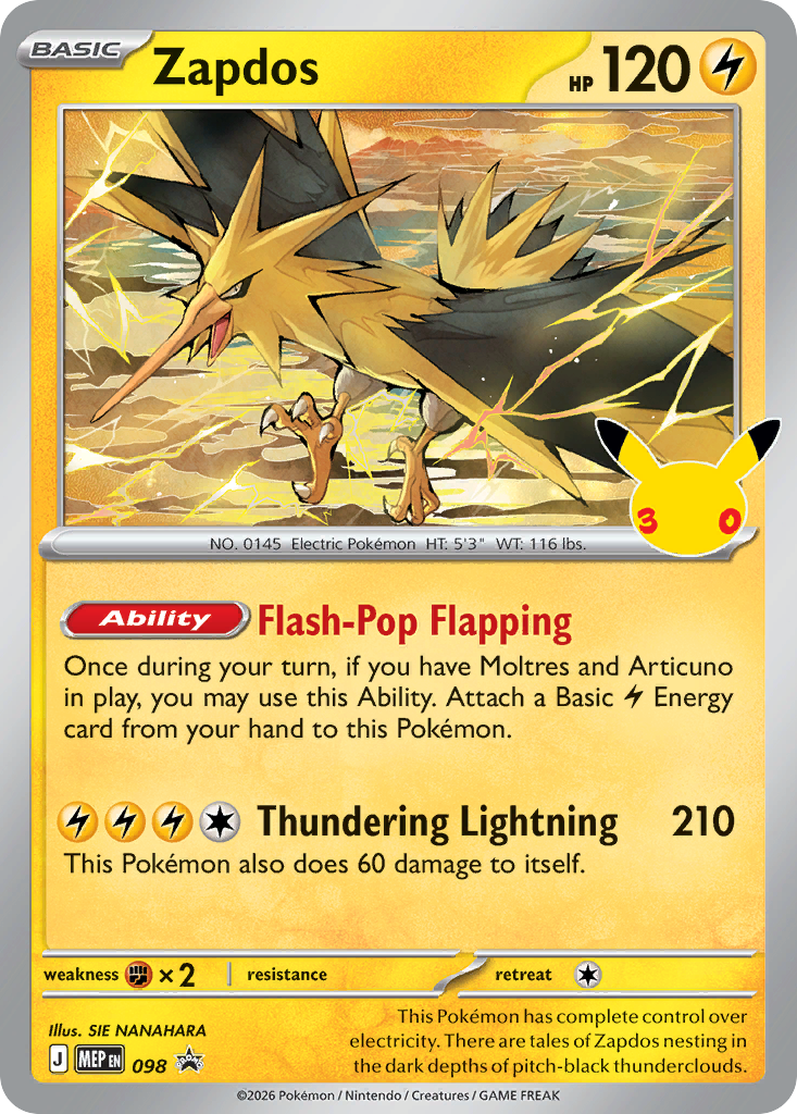 Zapdos MEP 098