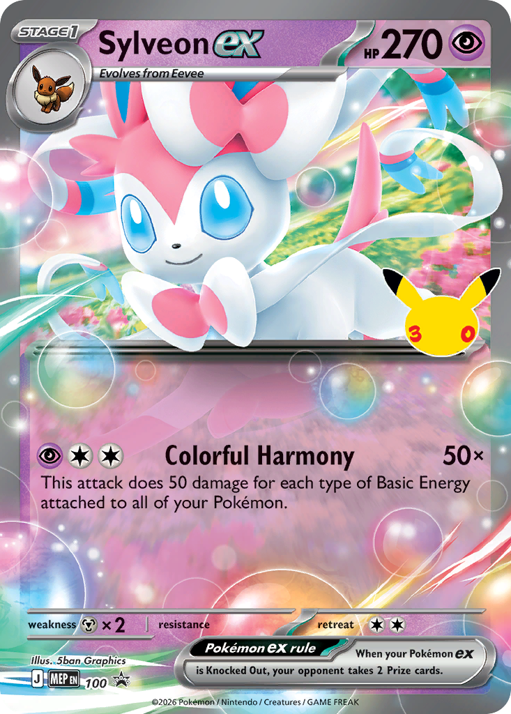 Sylveon ex MEP 100