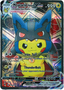 Pikachu M Lucario (Carta custom no original)-Kantocards