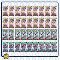 Booster box mixta 18 Boosters Prismatic Evolutions + 9 Boosters Stellar Crown + 9 Boosters Journey Together (Equivalente a 1 Booster Box)