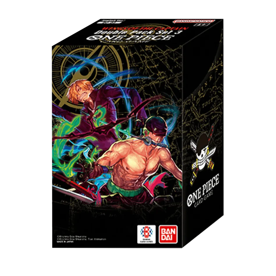 One Piece Card Game Double Pack Set Vol. 3 DP-03 - Factory Sealed BANDAI