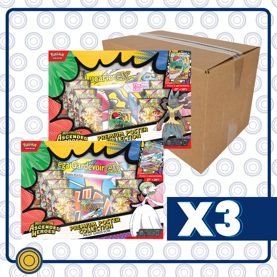 Ascended Heroes - Premium Poster Collection - Mega Lucario/Mega Gardevoir CASE