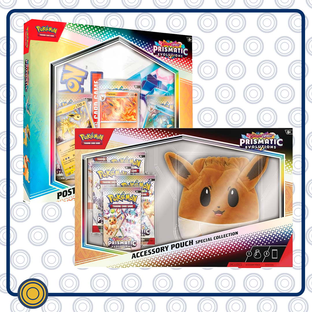 Paquete Accessory Pouch + Poster Prismatic Evolutions - ESPAÑOL