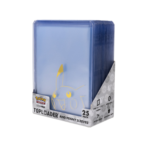 Toploaders Pikachu (25 Top loader+25 sleeves)
