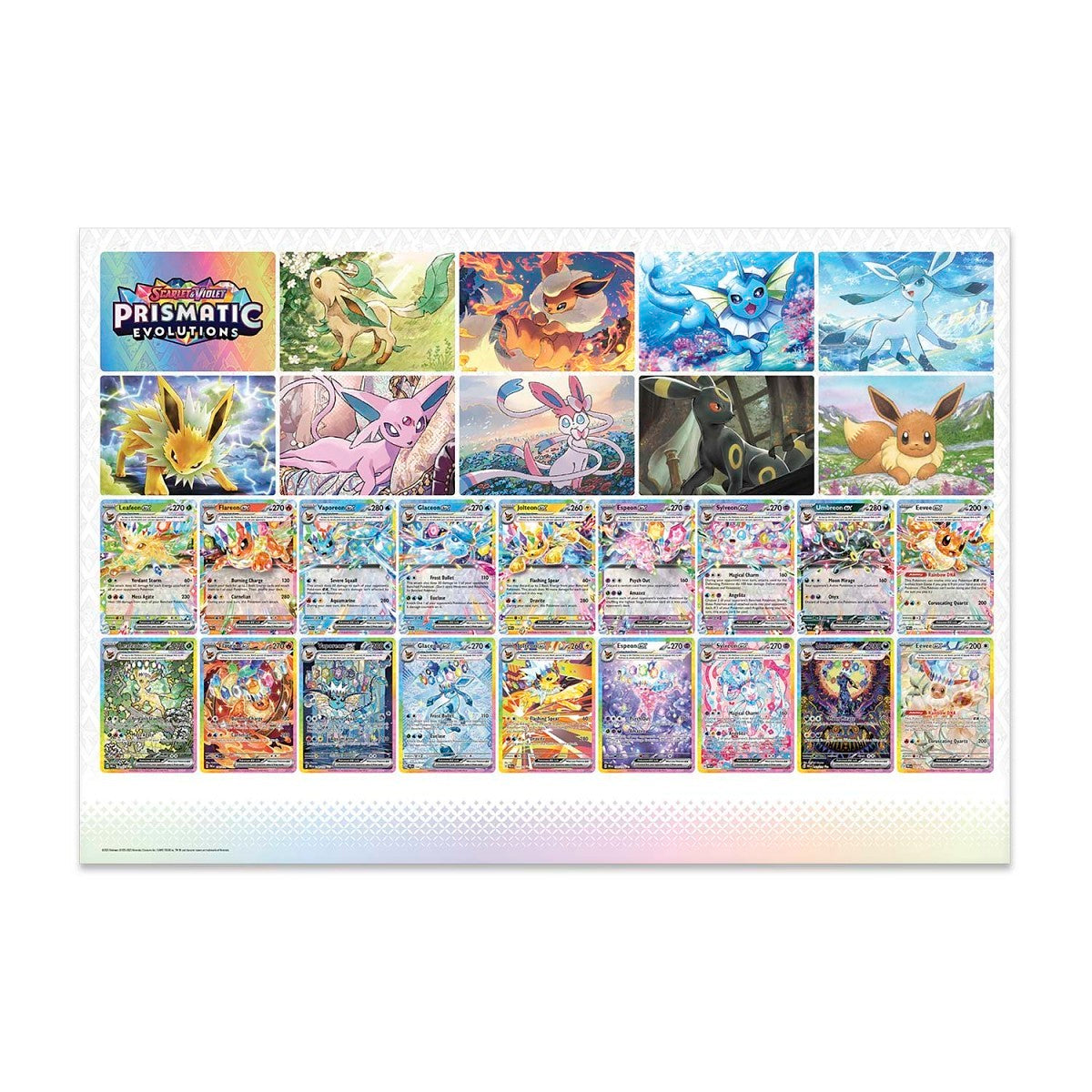 Prismatic Evolutions - Poster Collection (ESPAÑOL) – Kantocards