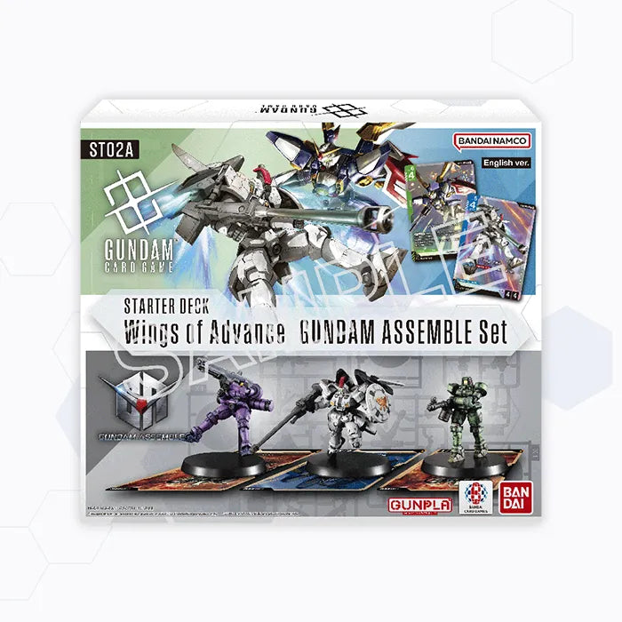 Gundam Card Game - Assemble Set - Starter Deck 02 [ST02A] Wings of Advance - Preventa-Kantocards