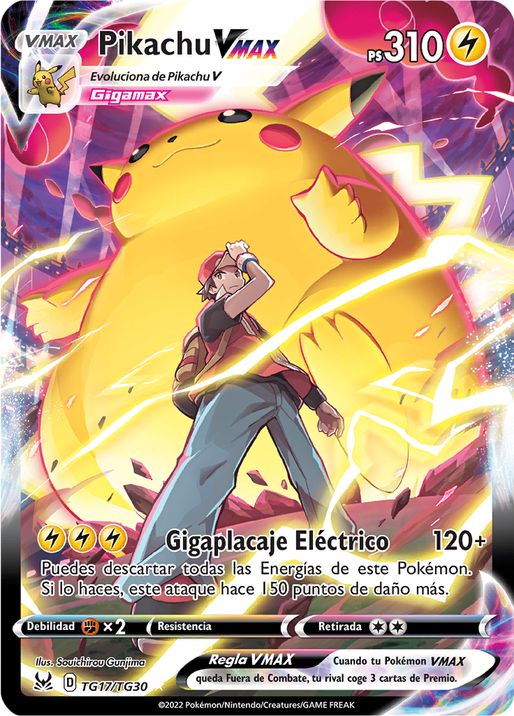 Pikachu VMAX Rojo