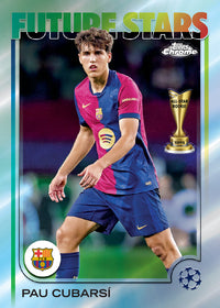 2024-25 Topps Chrome UEFA Club Competitions - Hanger Box-Kantocards
