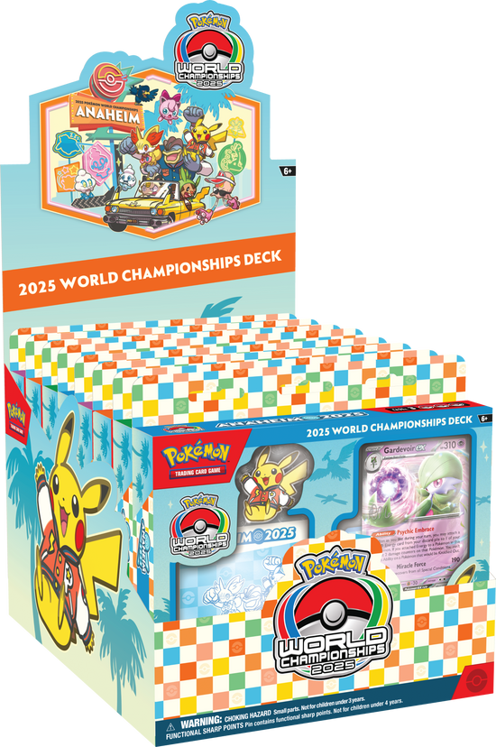 Pokémon World Championships Decks 2025 Anaheim DISPLAY