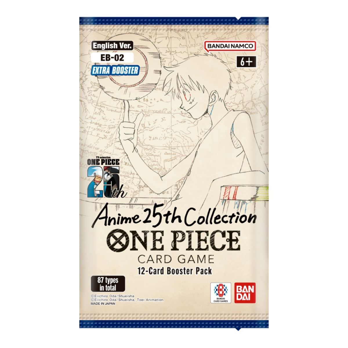 Anime 25th Collection - One Piece Card Game - Extra Booster [ EB02 ] Booster Pack