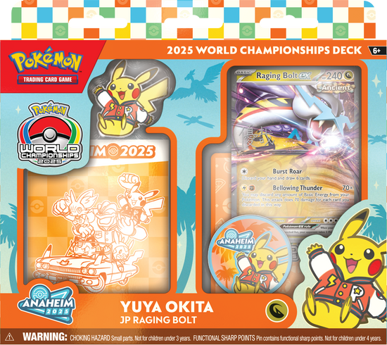 Pokémon World Championships Decks 2025 Anaheim - Yuya Okita - JP Raging Bolt