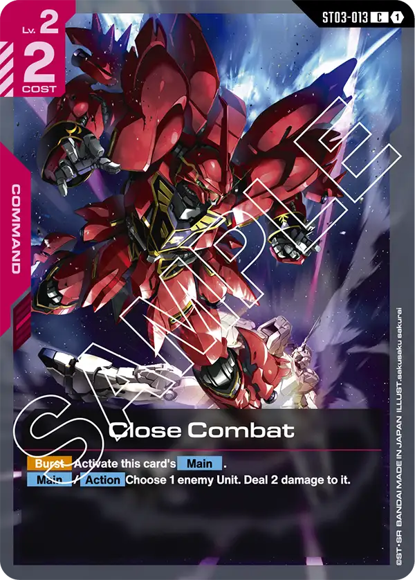 Gundam Card Game - Assemble Set - Starter Deck 03 [ST03A] Zeon's Rush - Preventa-Kantocards
