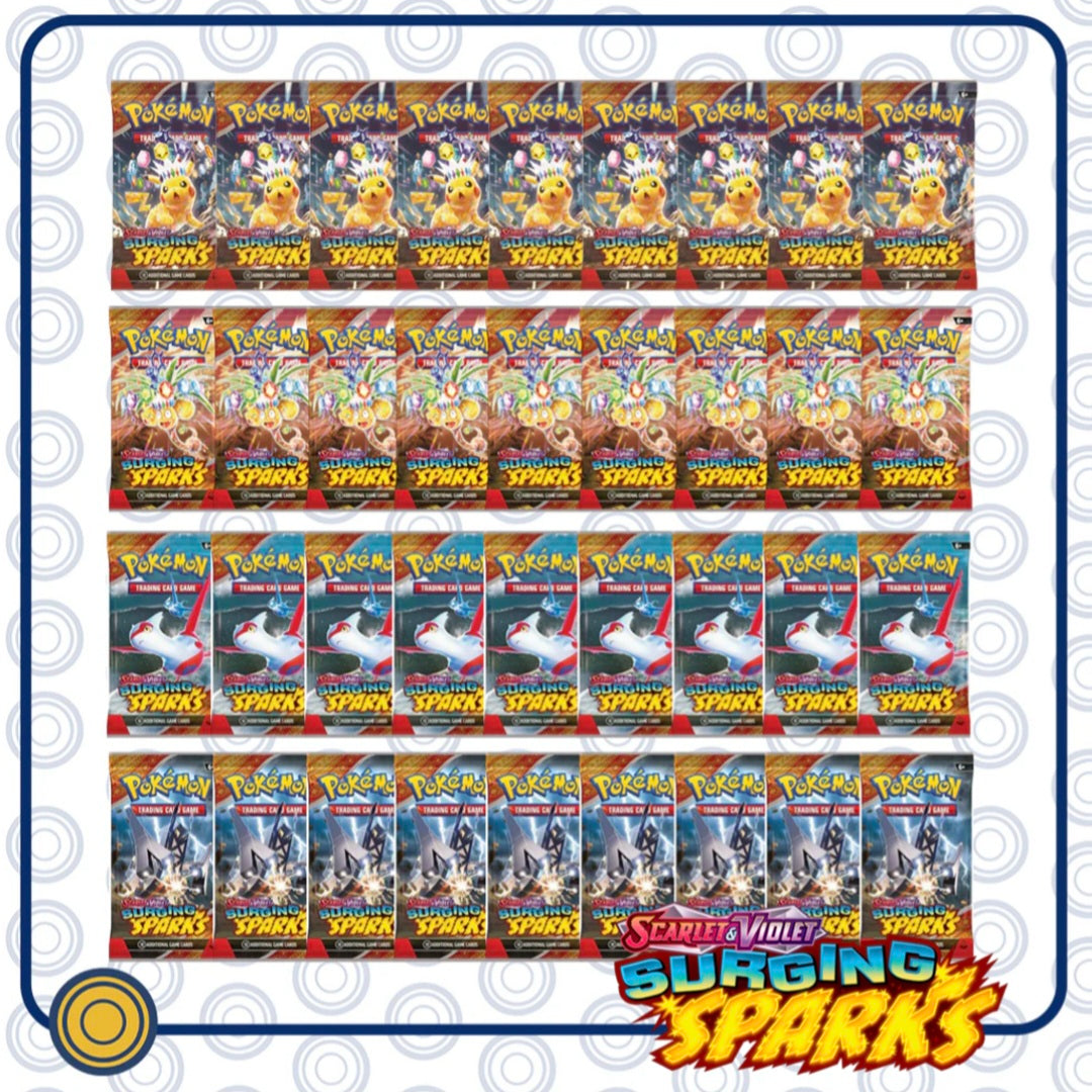 Surging Sparks - 36 Booster Packs (Equivalente a 1 Booster Box)