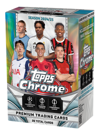 2024-25 Topps Chrome UEFA Club Competitions - Value Box-Kantocards