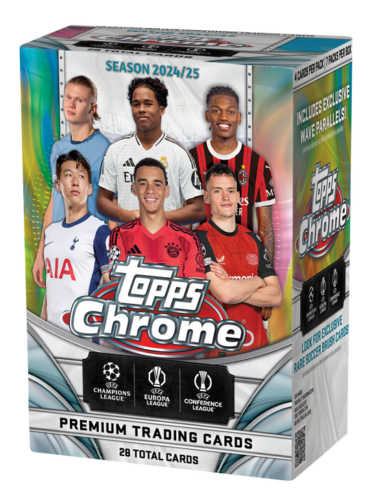 2024-25 Topps Chrome UEFA Club Competitions - Value Box