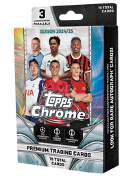 2024-25 Topps Chrome UEFA Club Competitions - Hanger Box-Kantocards