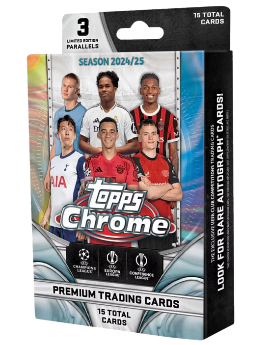 2024-25 Topps Chrome UEFA Club Competitions - Hanger Box