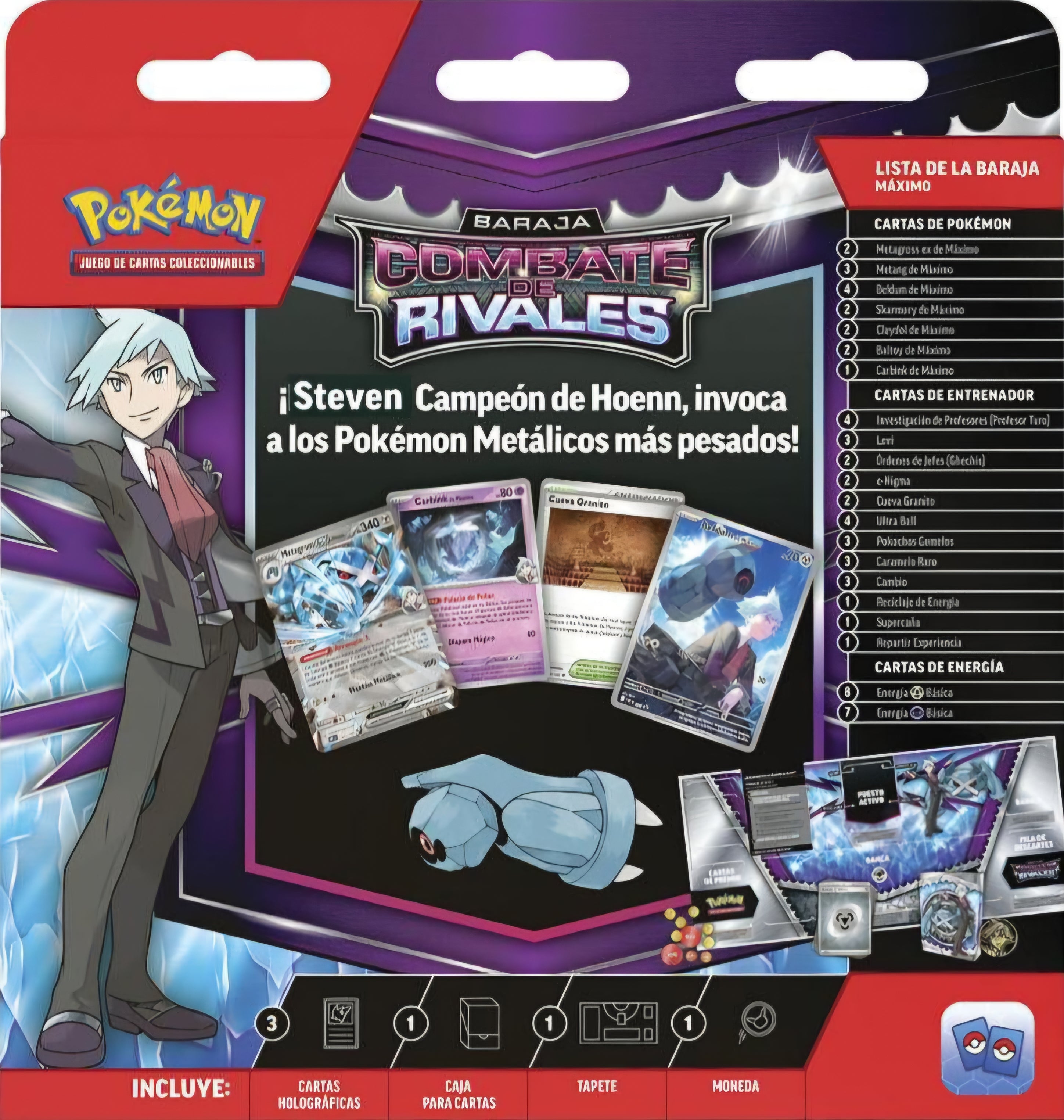 Pokemon TCG: Rival Battle Deck - Steven (ESPAÑOL)-Kantocards