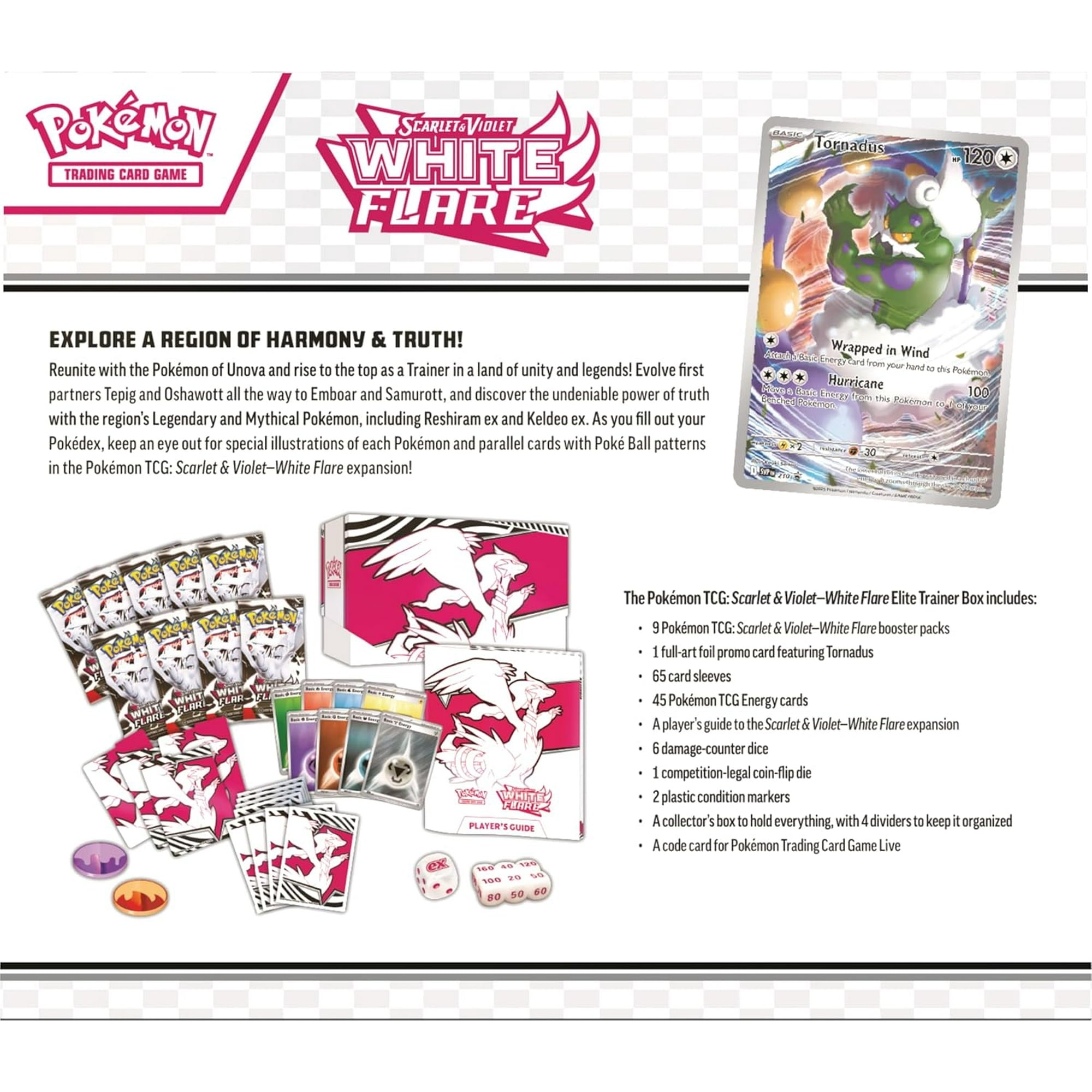 White Flare - Elite Trainer Box-Kantocards