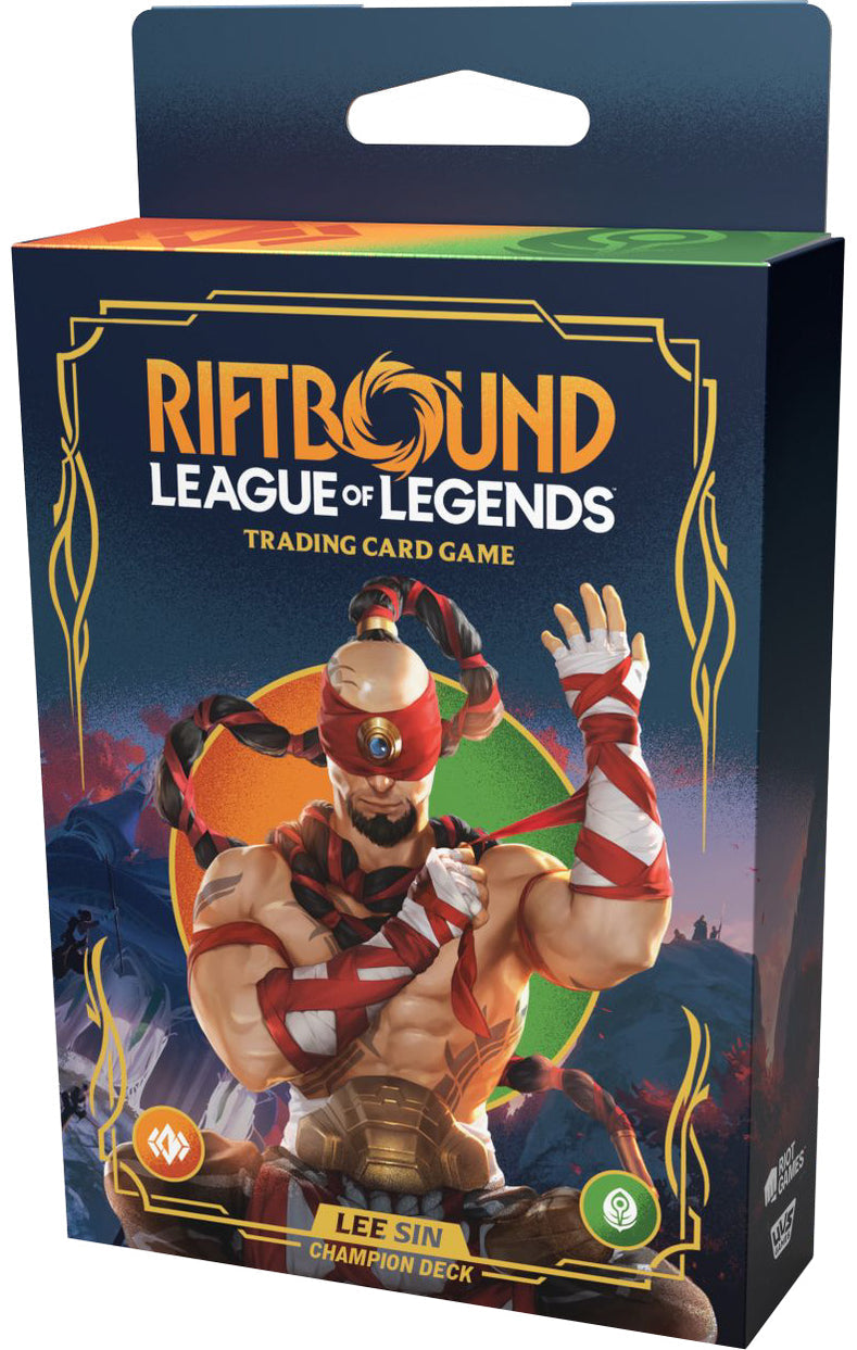 Riftbound: - ORIGINS - Lee Sin - Champion Deck - LOL TCG - PREVENTA ...