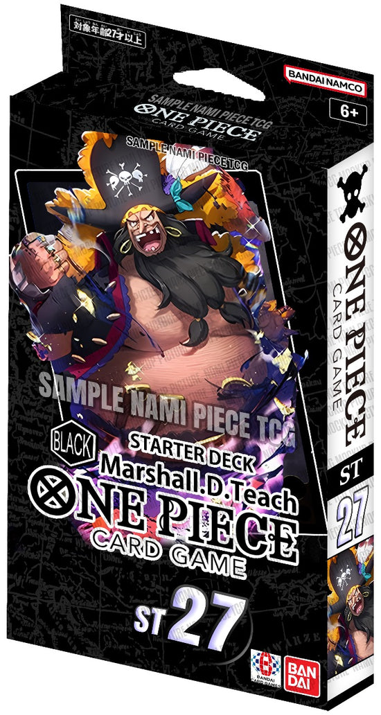 Starter Deck - Marshall.D.Teach ST27 One Piece Card Game