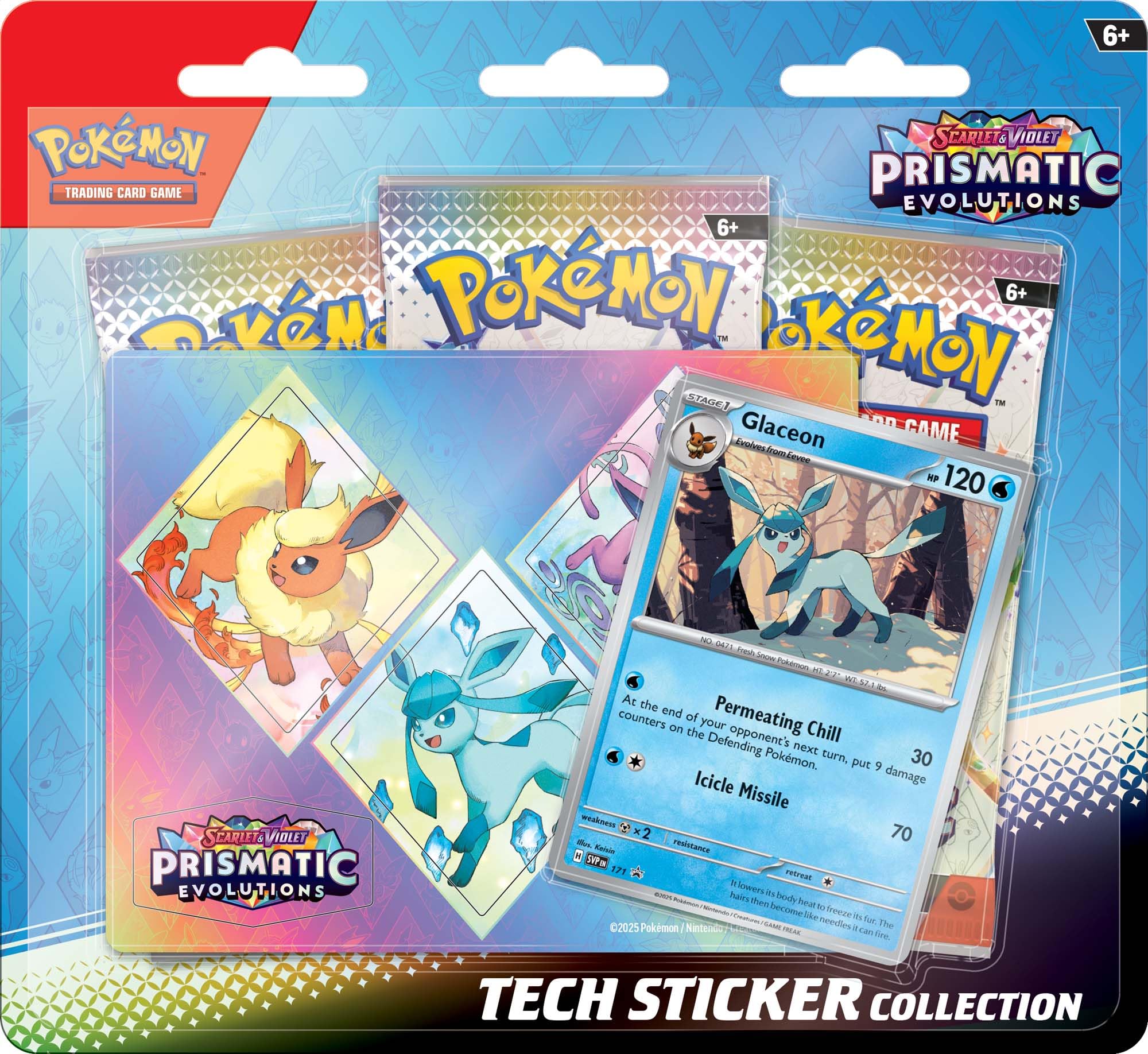 Prismatic Evolutions - Tech Sticker Collection - Blister Individual