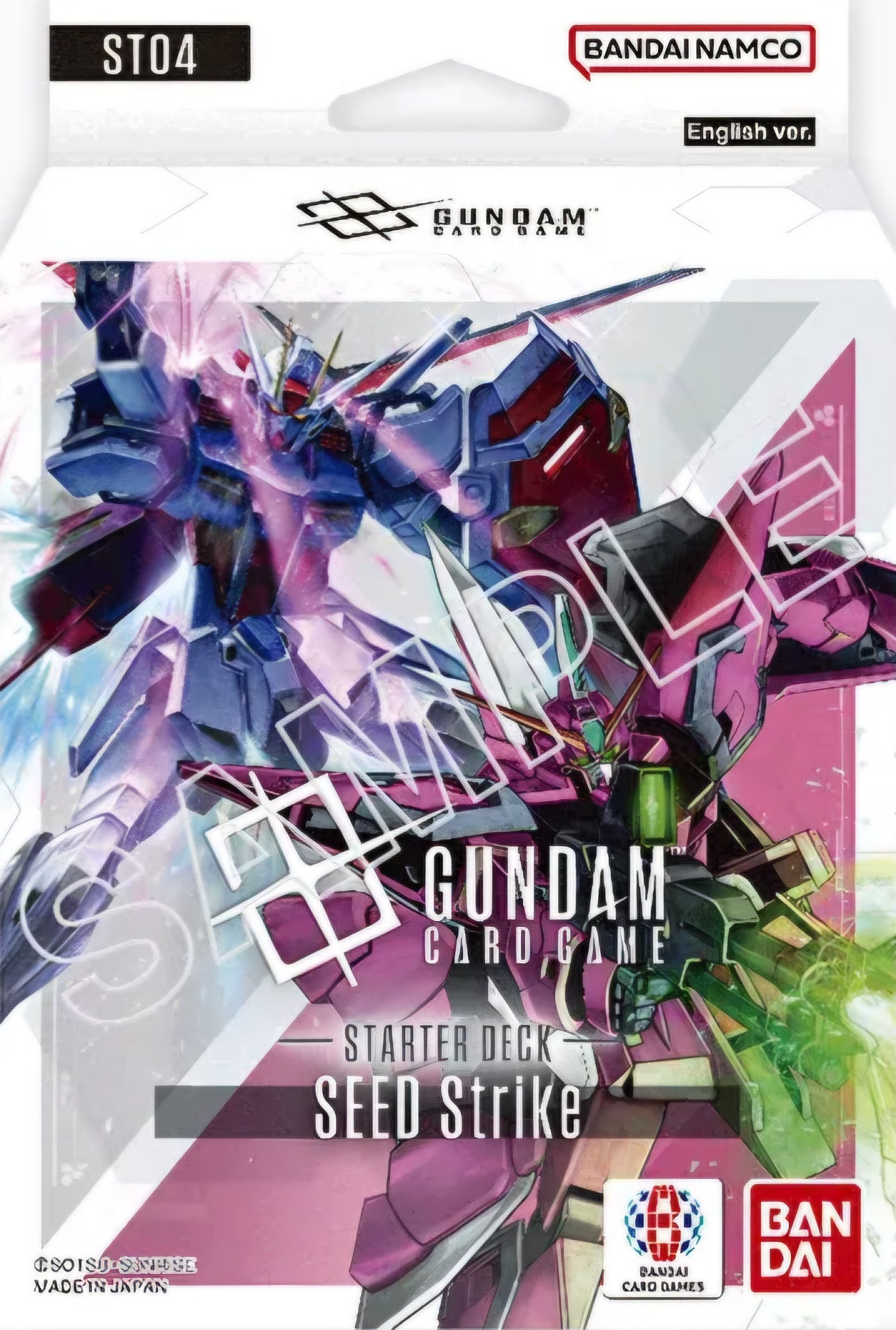 Gundam Card Game - Starter Deck 04 [ST04] SEED Strike - Preventa-Kantocards