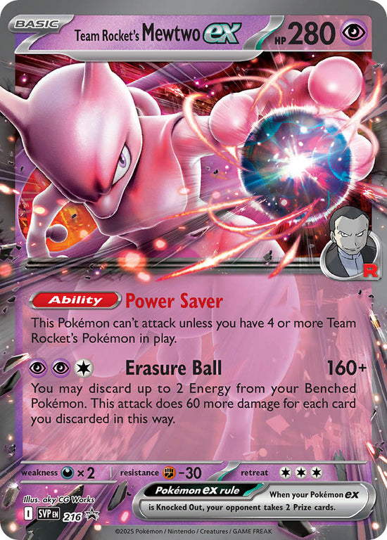 Team Rocket's Mewtwo ex - SVP-216