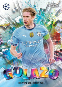 2024-25 Topps Chrome UEFA Club Competitions - Hanger Box-Kantocards