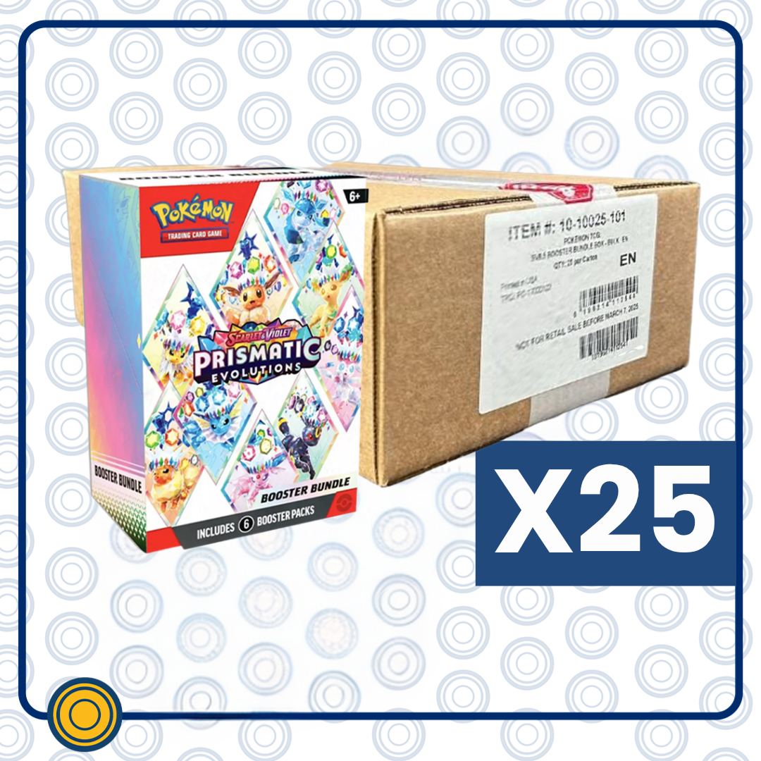 Prismatic Evolutions - Case de Booster Bundle (25 Bundles)